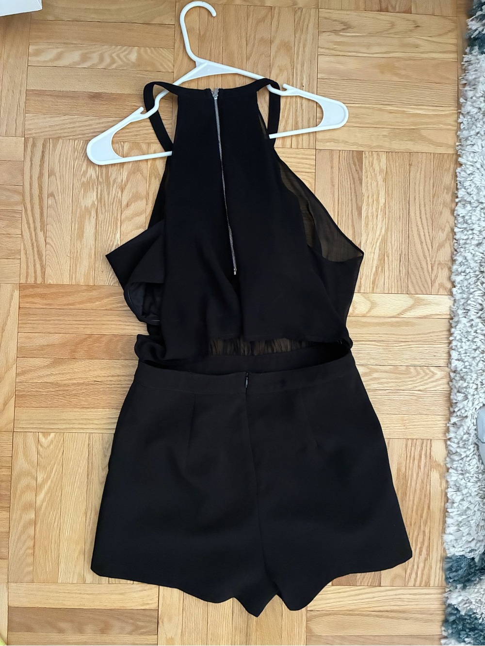 Dance & Marvel Elegant Black Romper - Picture 4 of 9